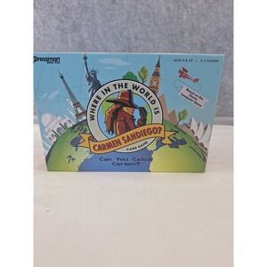 Where In The World Is Carmen Sandiego Card Game Pressman Mystery Detective 2018